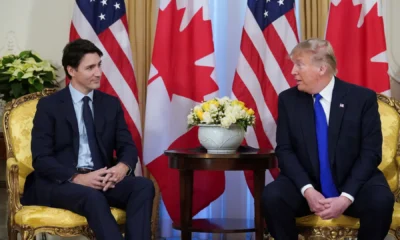 Trudeau e Trump • 03/12/2019 - REUTERS/Kevin Lamarque