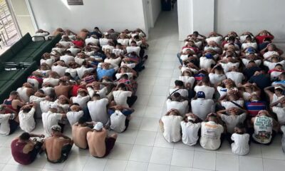 115 torcedores de Fortaleza e Ceará são presos após briga generalizada antes de jogo — Foto: PMCE/Divulgação