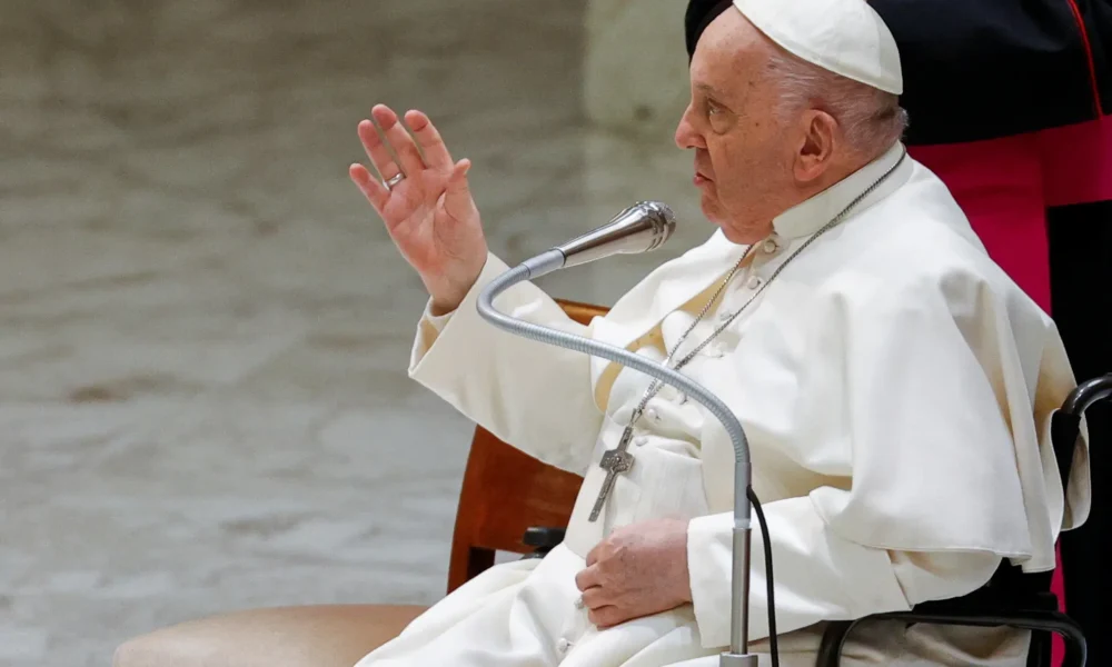 Papa Francisco no Vaticano 16/3/2024 REUTERS/Ciro De Luca
