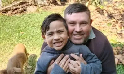 Um homem de 40 anos arremessou seu próprio filho de cinco anos de uma ponte, em São Gabriel, na fronteira oeste do Rio Grande do Sul. • Reprodução