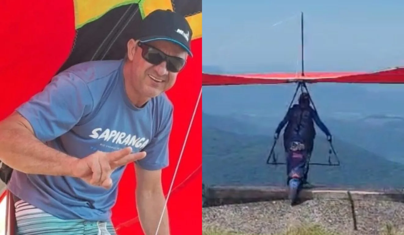 Homem morre em queda de asa delta; veja vídeo