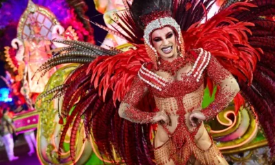 Vivian-Cristinelle Vivian Cristinelle chega para concentração do desfile da Colorado do Brás, primeira escola a desfilar em São Paulo no Carnaval de 2025 • Leo Franco e Natália Rampinelli