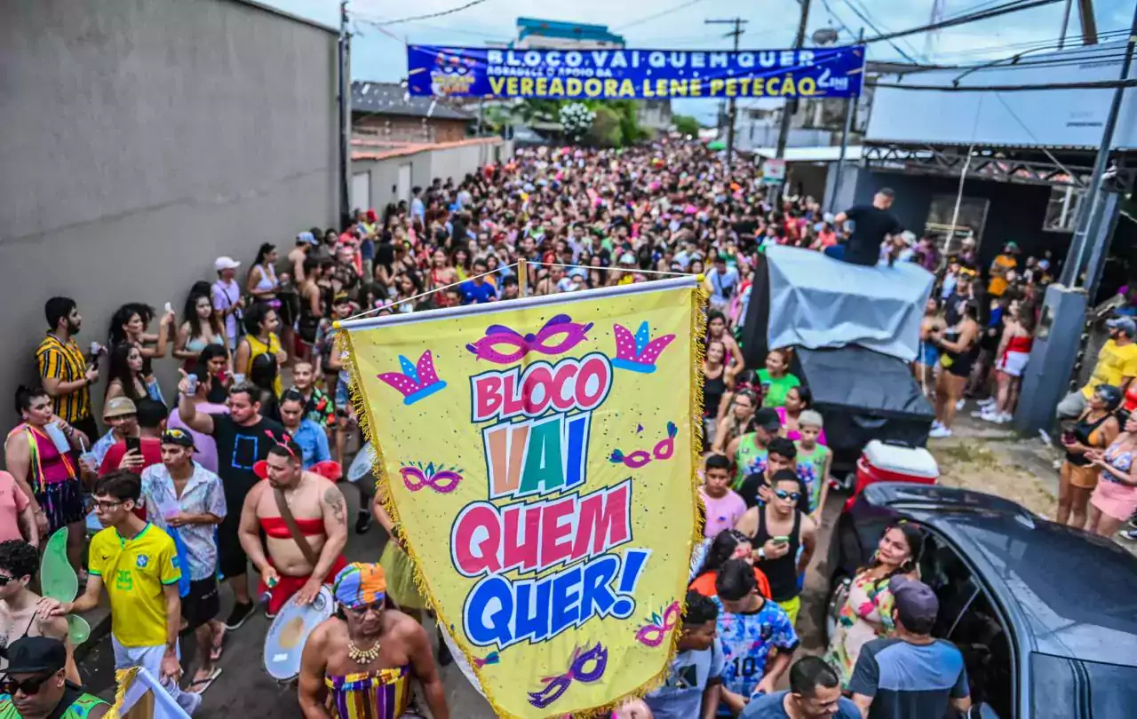 Tradição e Alegria: Bloco Vai Quem Quer desfila hoje no Bairro Tucumã