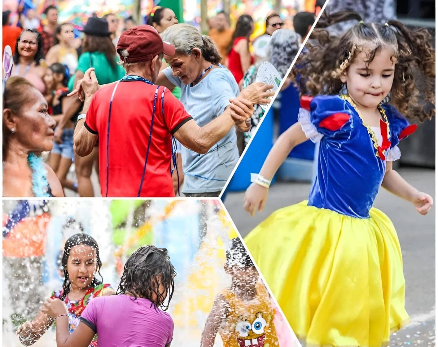 Crianças e idosos viram atração no terceiro dia do Carnaval da Família