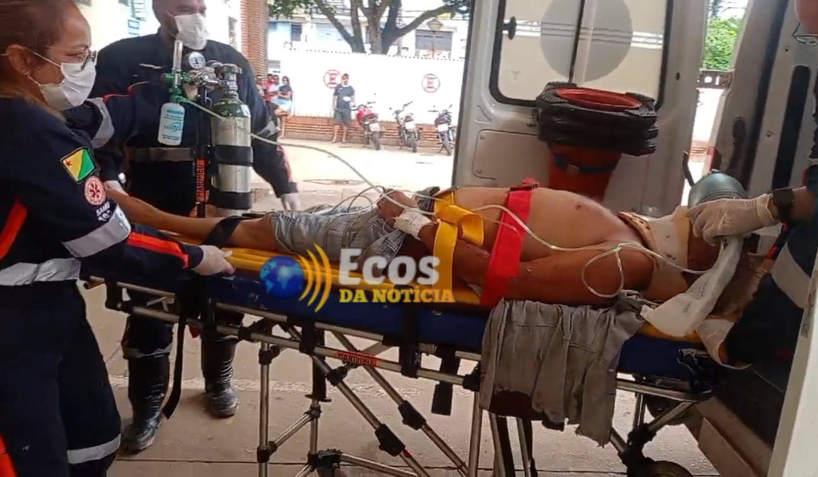 Motociclista sofre acidente grave ao passar por quebra-molas na Via Verde em Rio Branco