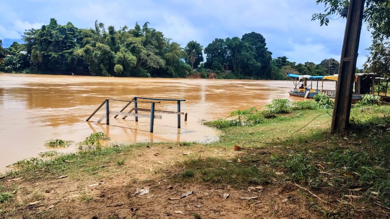 Nível do Rio Acre continua subindo e chega a 15,24 metros em Rio Branco