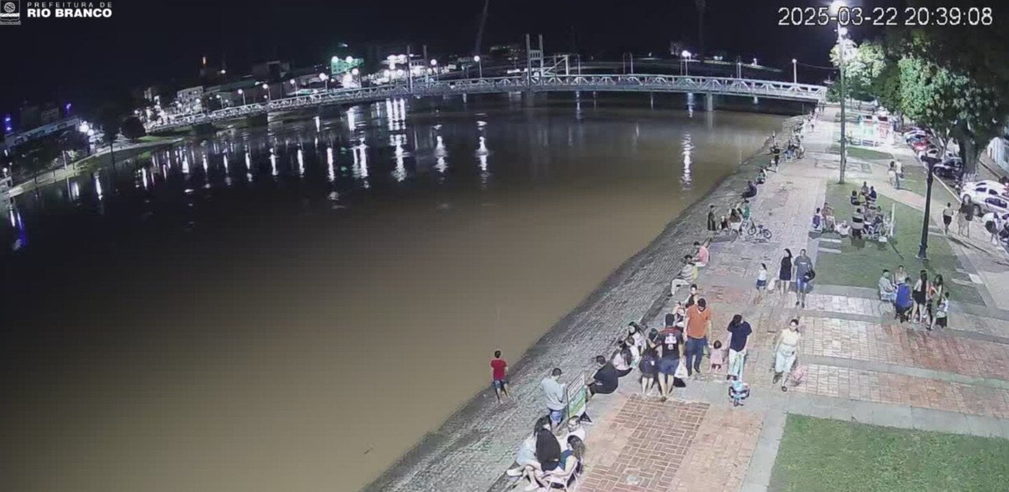 Rio Acre segue em tendência de vazante em Rio Branco: 14,59 metros