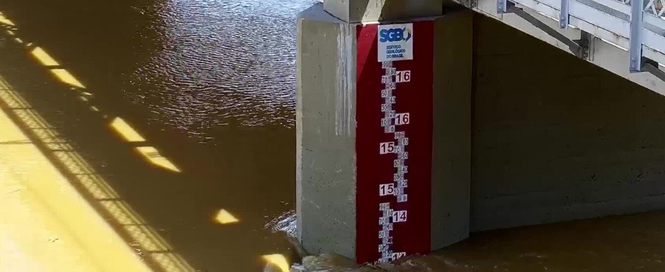 Nível Rio Acre chega a 14,28 metros e segue em vazante na capital