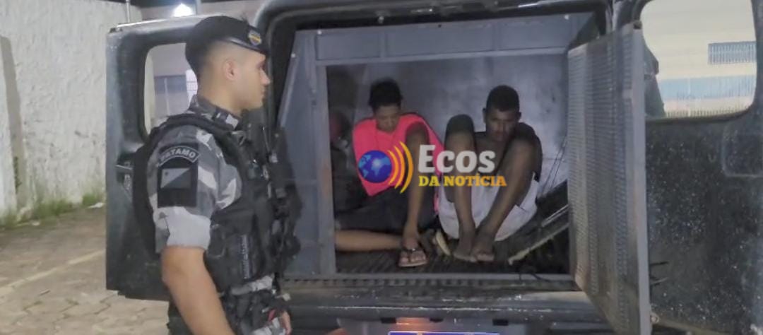 ROTAM apreende drogas e detém trio suspeito de tráfico na capital