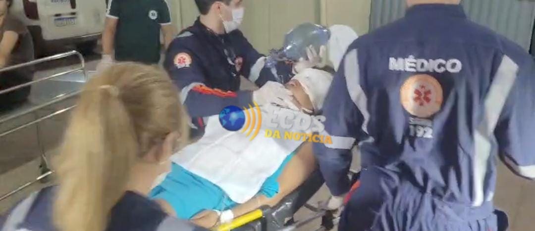 Mulher é baleada no olho pelo sobrinho e vai parar em estado gravíssimo no Pronto-Socorro de Rio Branco