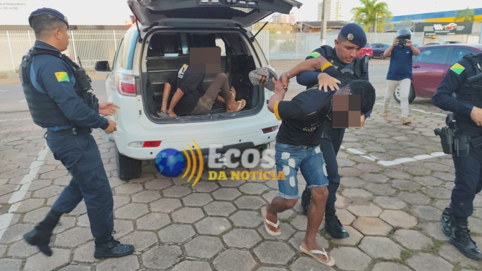Motoboy é ferido com um tiro durante tentativa de roubo em Rio Branco; polícia age rápido e detém criminosos