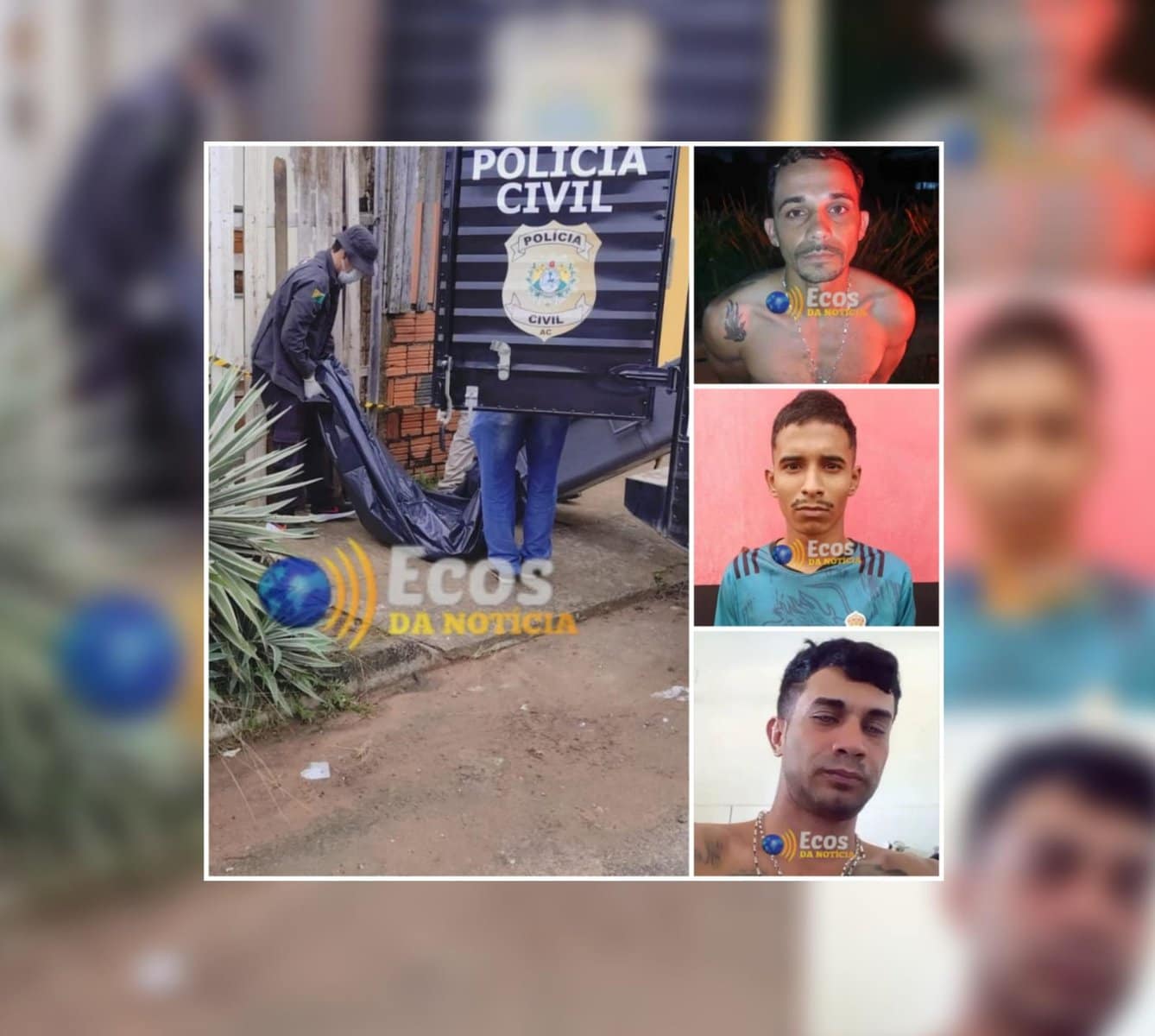 Membros da facção Bonde dos 13 fazem ataque e executam a tiros três integrantes do PCC em Rio Branco