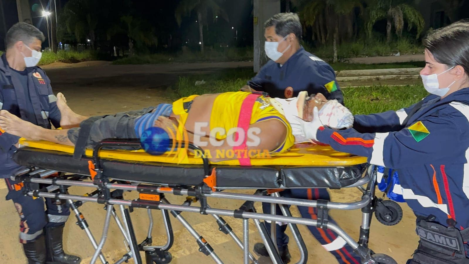 Homem de 43 anos é atropelado  por caminhonete na Transacreana