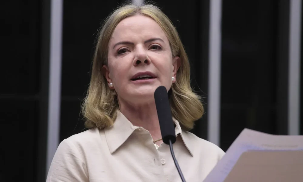 Gleisi Hoffmann, futura ministra de Relações Institucionais • Kayo Magalhães/Câmara dos Deputados