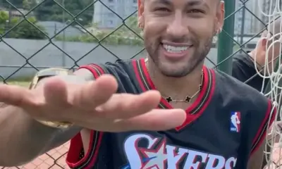 Neymar ainda disse que ficou nervoso ao cobrar a penalidade no amistoso • Reprodução/Furia Football