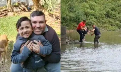 Além de confessar o crime à polícia, o pai contou que havia jogado o filho da ponte para a ex-esposa via mensagem de áudio (Foto: Reprodução/Redes Sociais)