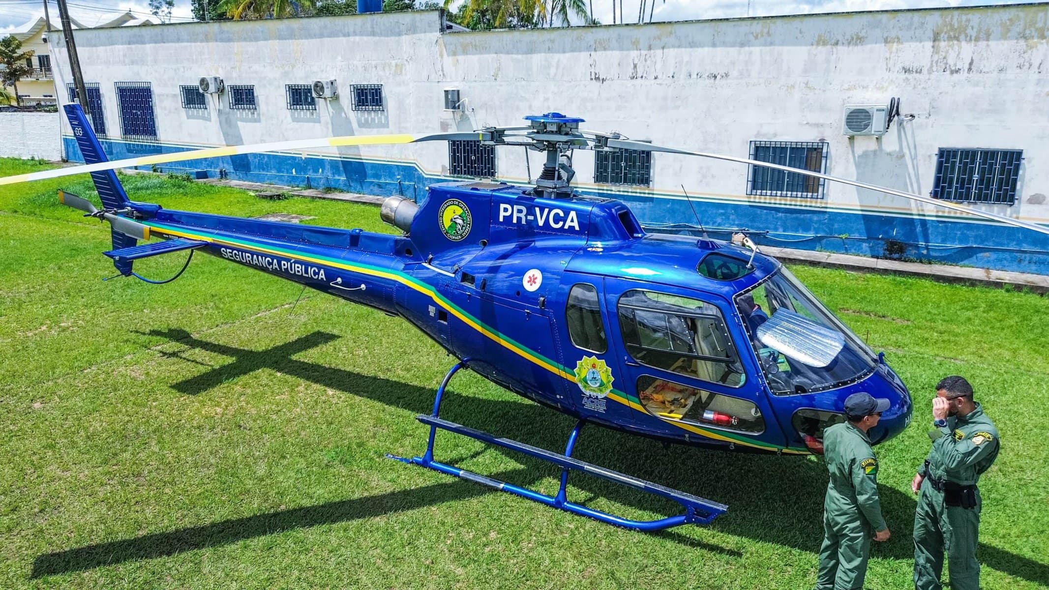 Estado disponibiliza helicóptero Harpia 3 para prestar serviços de forma definitiva no Juruá