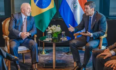 Nova York, EUA, 20.09.2023 - Presidente da República, Luiz Inácio Lula da Silva, durante encontro com o Presidente da República do Paraguai, Santiago Peña. Foto: Ricardo Stuckert/PR