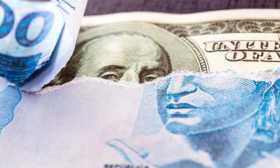 DOLAR-REAL Lista de maiores perdas também contam com pares latino americanos • Reprodução/Neofeed