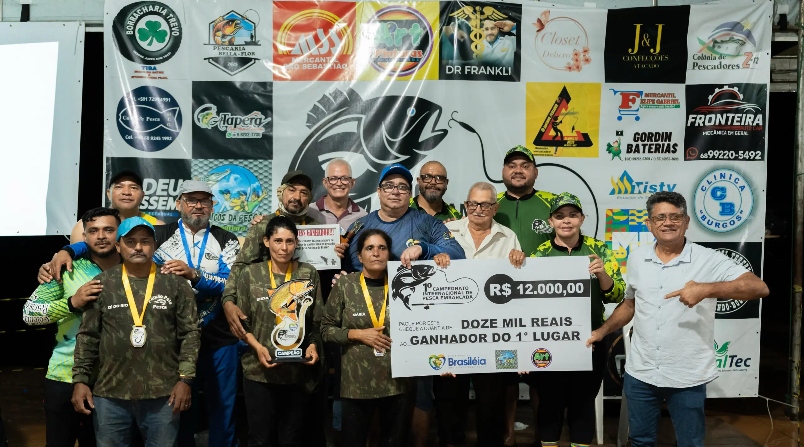 Conheça os vencedores do primeiro Campeonato de Pesca em Brasileia
