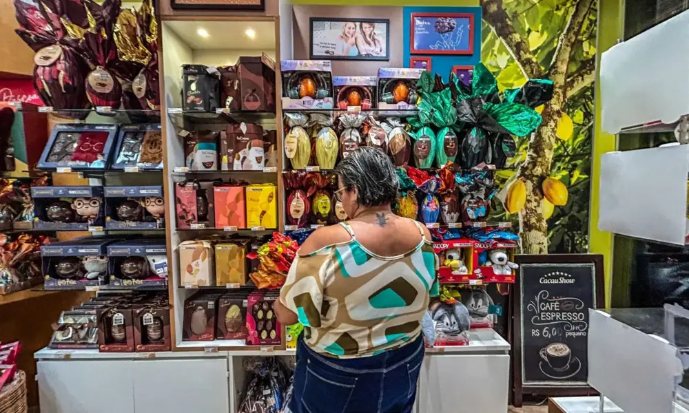 Foto: franquia da Cacau Show em Rio Branco I Whidy Melo/ac24horas