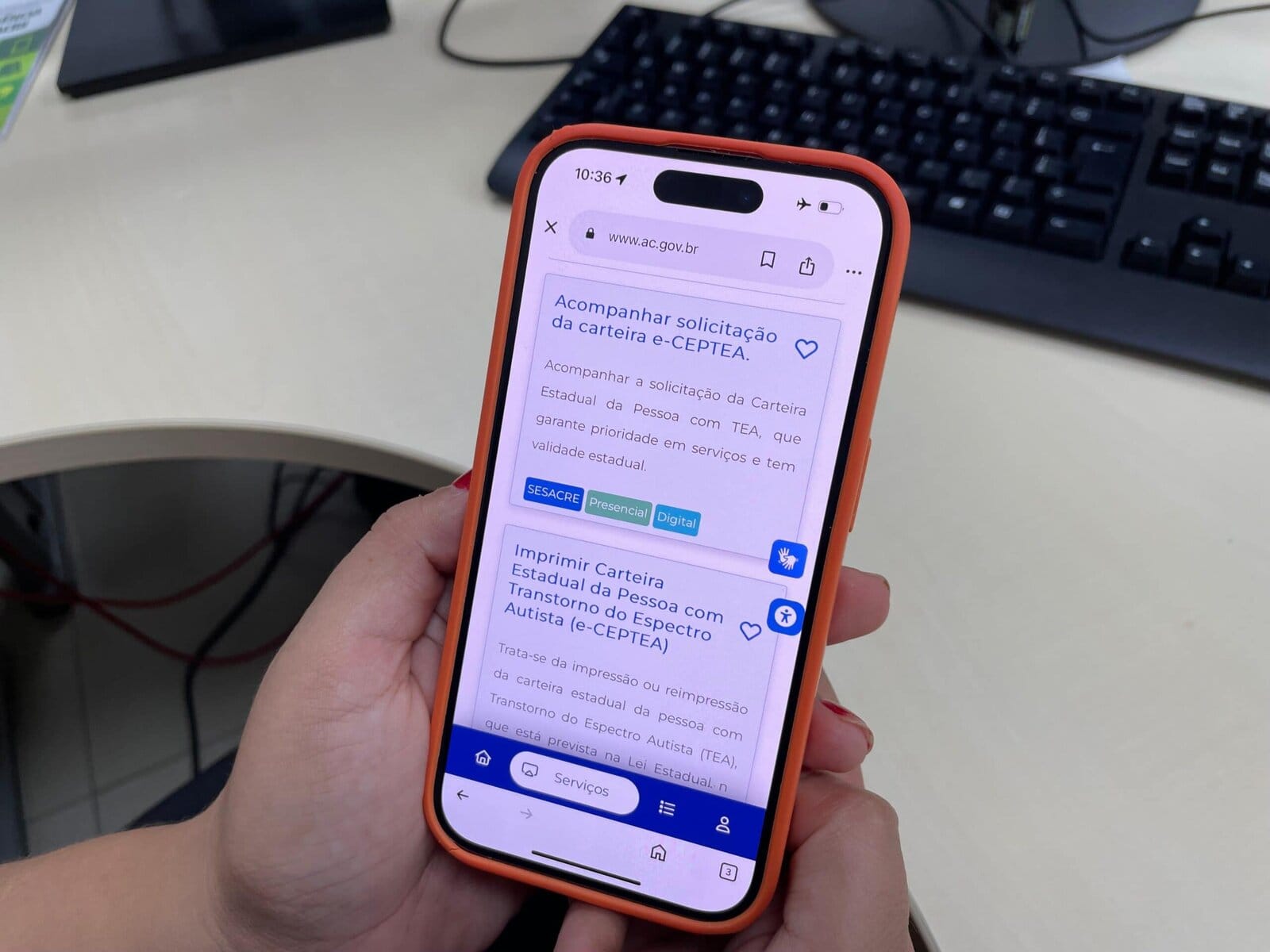 Portal de Serviços facilita acesso a direitos e apoio para autistas no AC