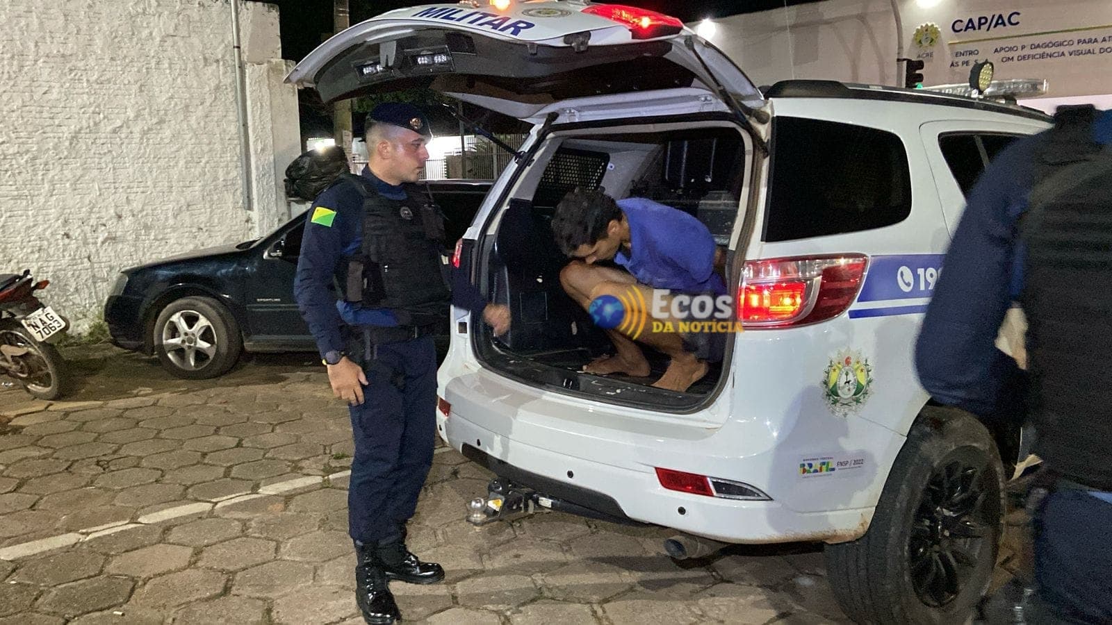 Força Tática do 2° Batalhão prende suspeito de ameaçar moradores no Conjunto Habitacional Cidade do Povo