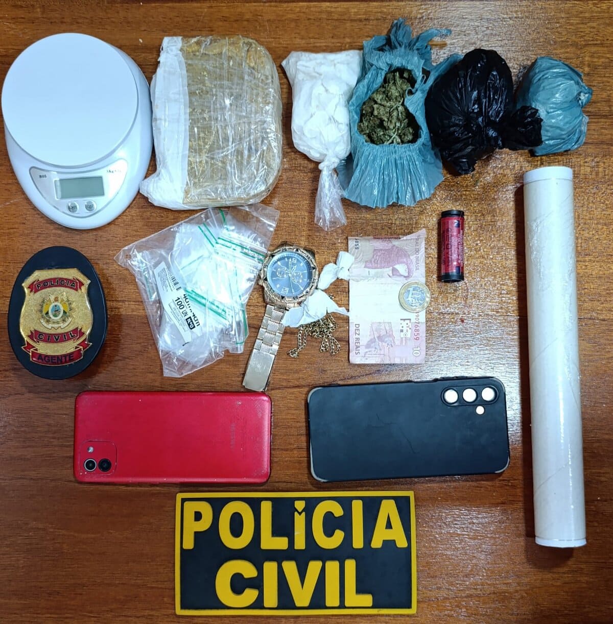 Polícia Civil prende dois homens por tráfico de drogas em Tarauacá