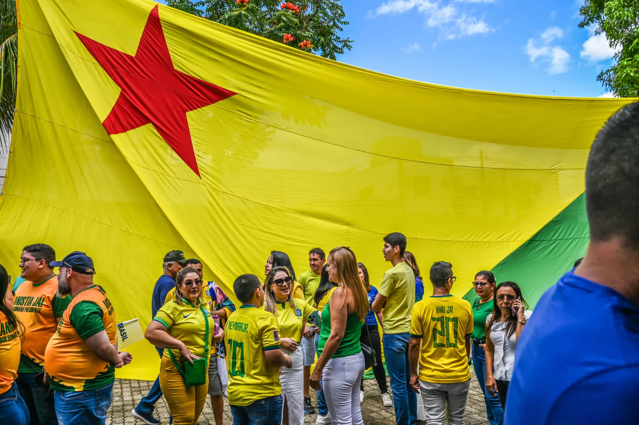 Articulador de ato pró-anistia, cita “perseguição a cristãos”