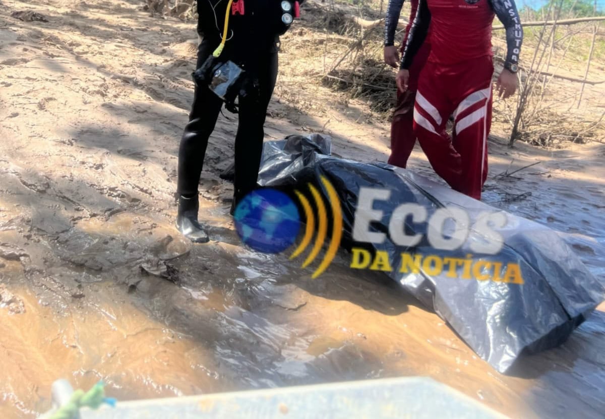 Bombeiros encontram corpo de jovem que se afogou durante pescaria em rio