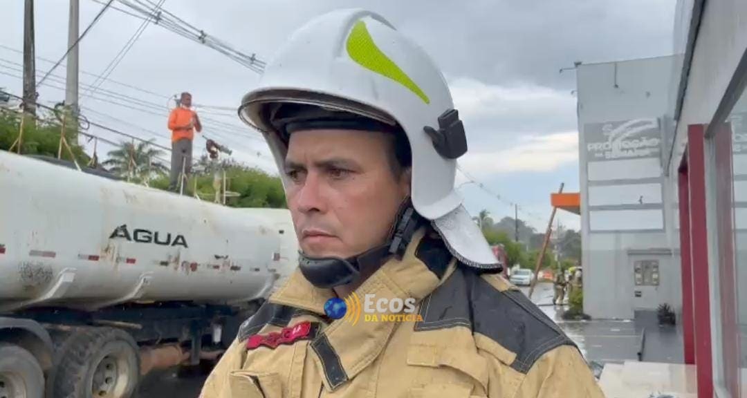 Capitão do Corpo de Bombeiros dá detalhes sobre incêndio em estabelecimentos comerciais