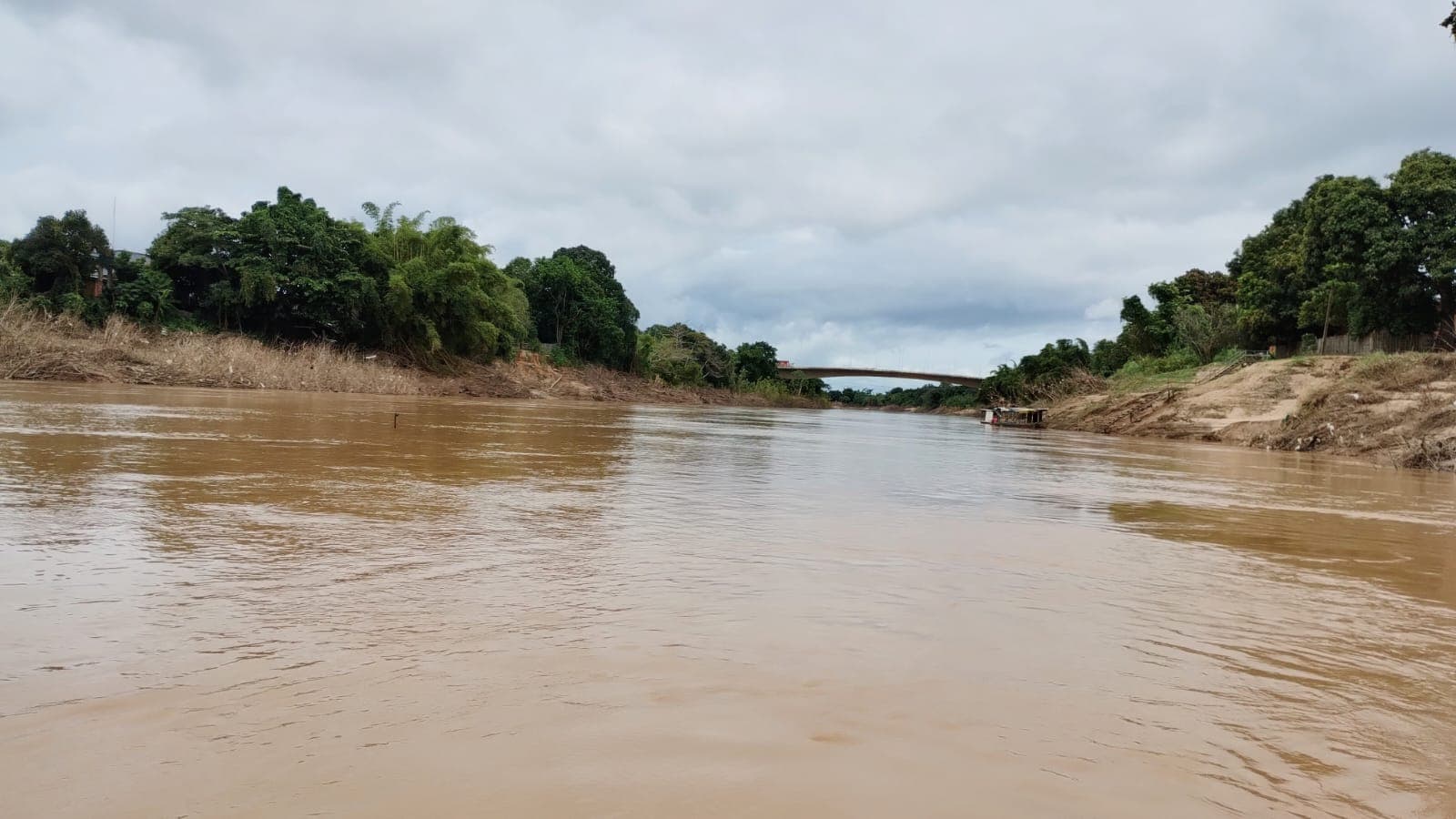 Nível do Rio Acre segue baixando e registra 9,32 metros na capital