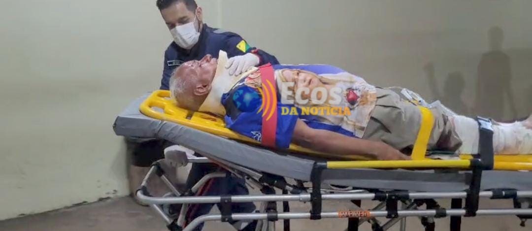 Idoso é atropelado por motociclista enquanto atravessava faixa de pedestres em Rio Branco