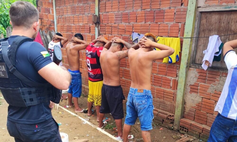Ação resultou na prisão de sete pessoas suspeitas de integrar organização criminosa. Foto: cedida.