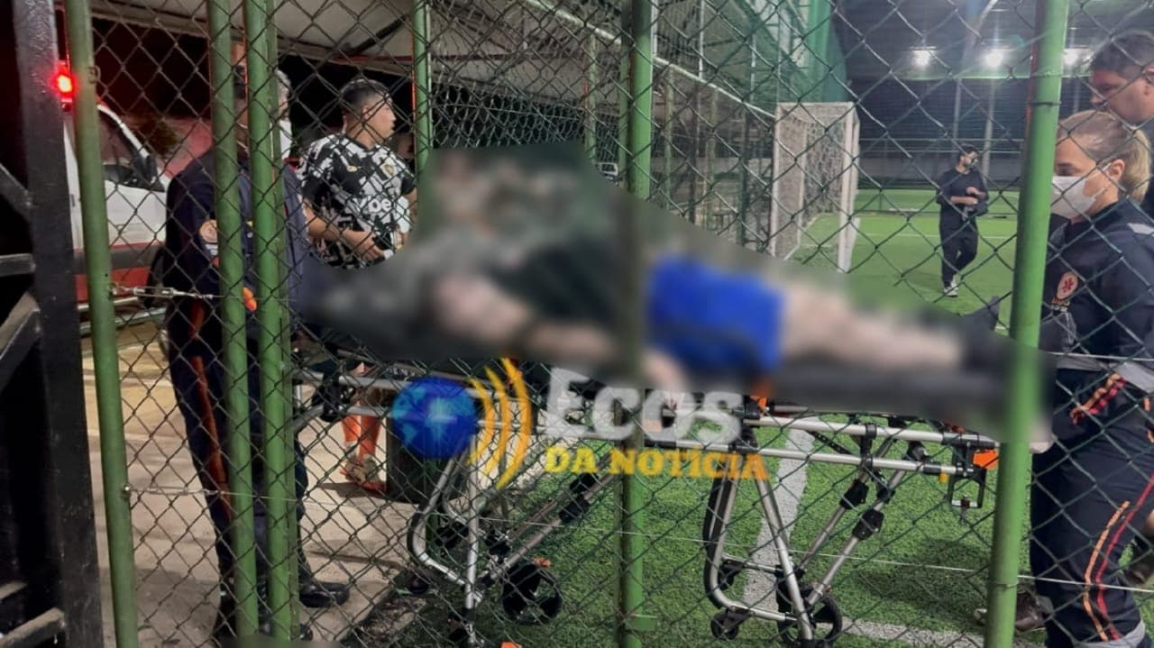 Funcionário do Araújo sofre mal súbito e morre durante jogo de futebol em centro esportivo de Rio Branco