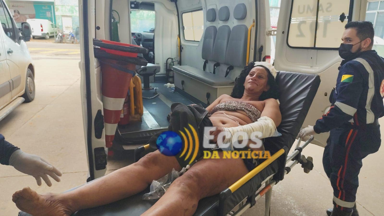 Mulher é agredida pelo marido com barra de ferro durante bebedeira no Segundo Distrito de Rio Branco