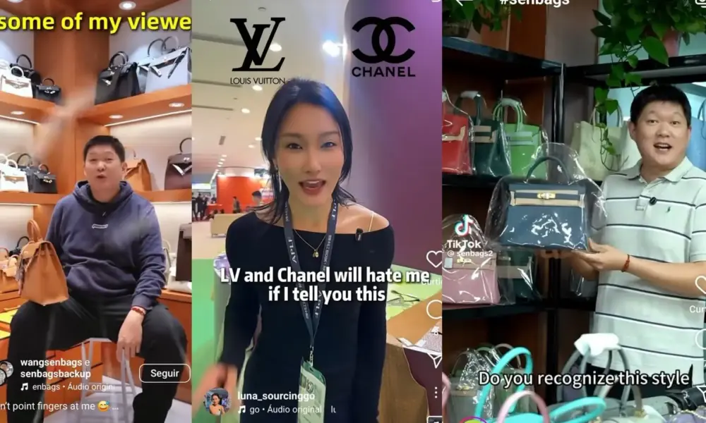 Fabricantes chineses estão invadindo as redes sociais, incentivando consumidores a comprar itens diretamente de suas fábricas(Reprodução/ Redes sociais)