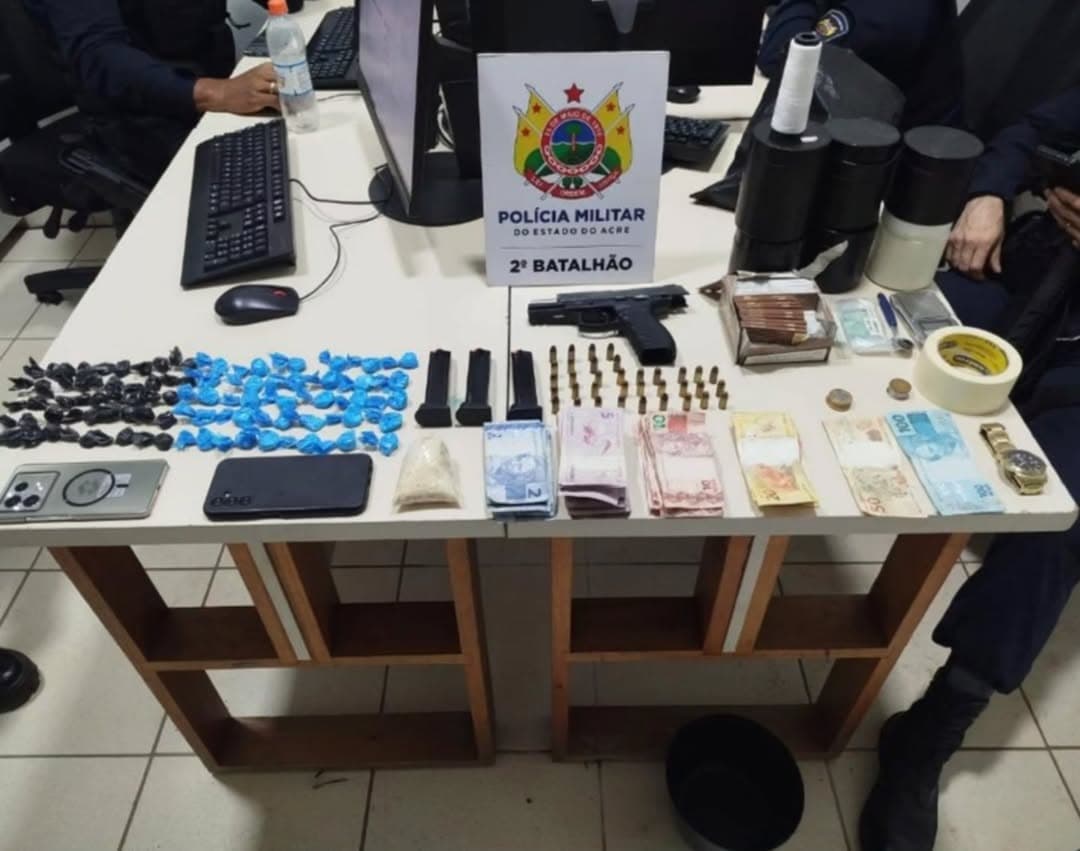 Polícia Militar prende traficante armado na Cidade do Povo