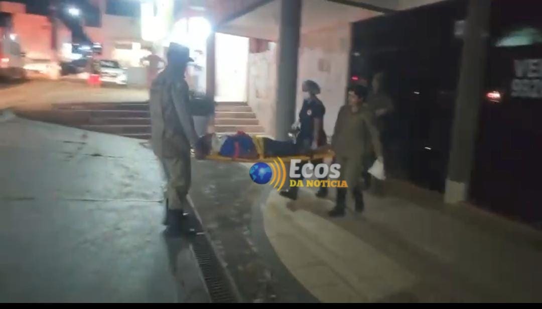 No Acre, homem cai de sacada de hotel e sofre escoriações leves