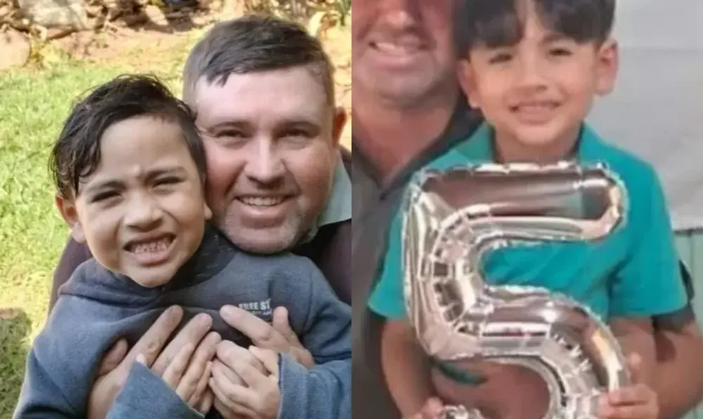 Pai jogou o filho da ponte no dia de seu aniversário de 40 anos (Foto: Reprodução/Redes Sociais)