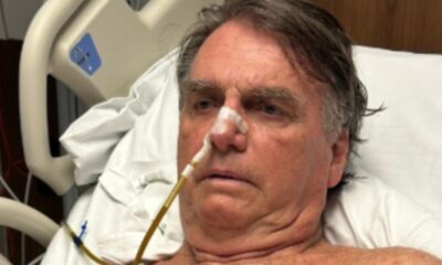 bolsonarocirurgia Através do X, o ex-presidente Jair Bolsonaro contou que tem se “mantido estável” e com a “pressão controlada”  |   Bnews - Divulgação Reprodução/X