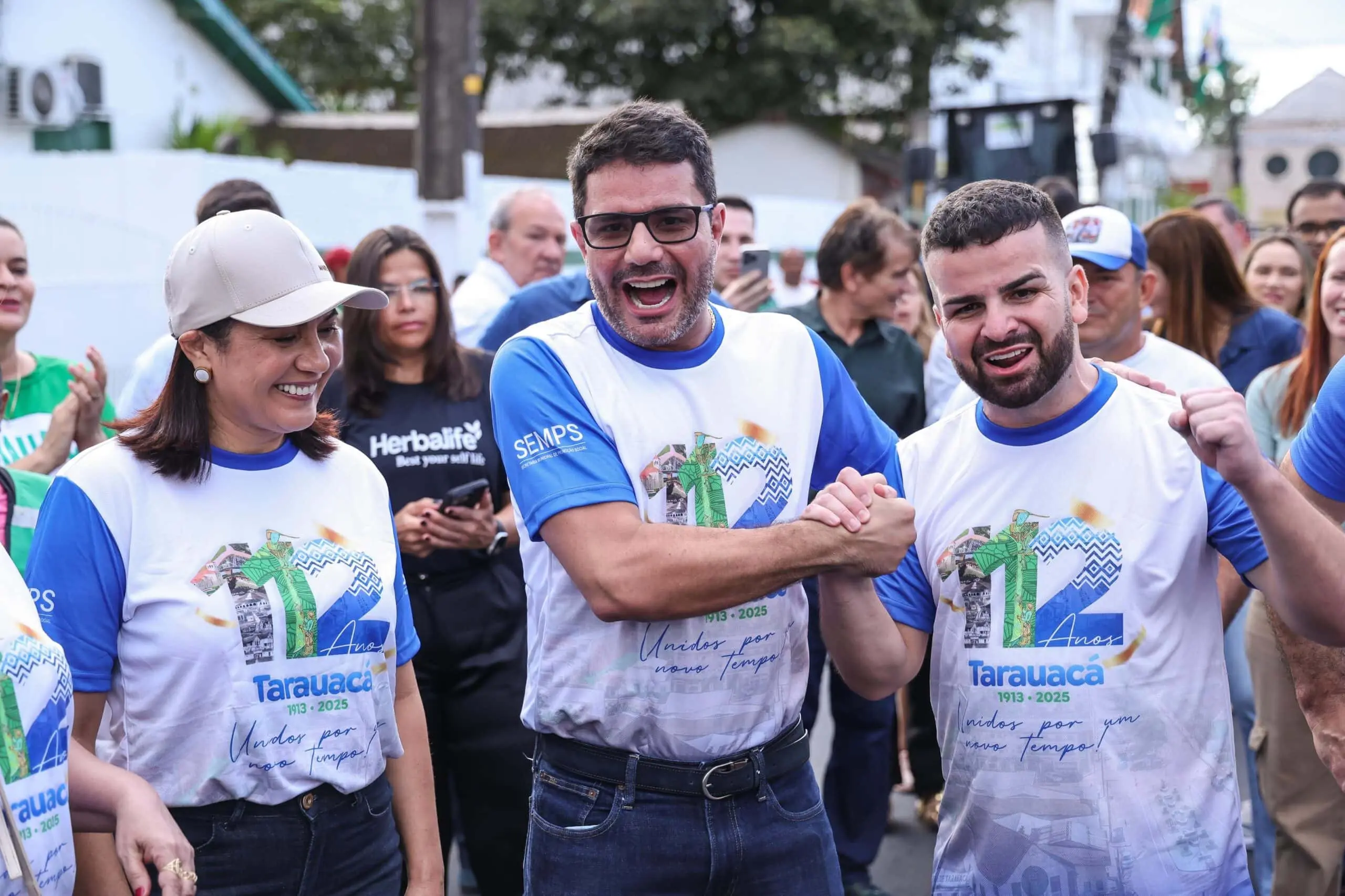 Gladson Cameli visita ginásio e acompanha operação verão no aniversário de Tarauacá