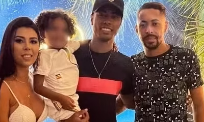 Ludymilla Araújo Lima é esposa de Wander Nunes, irmão do jogador Bruno Henrique • Reprodução/Facebook