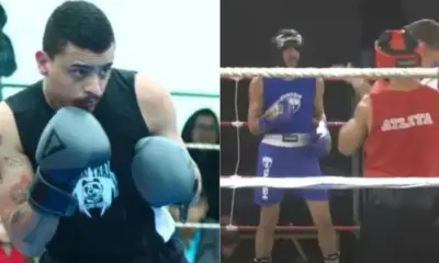 Um vídeo mostra o momento em que o lutador é nocauteado (Foto: Reprodução/Redes Sociais)