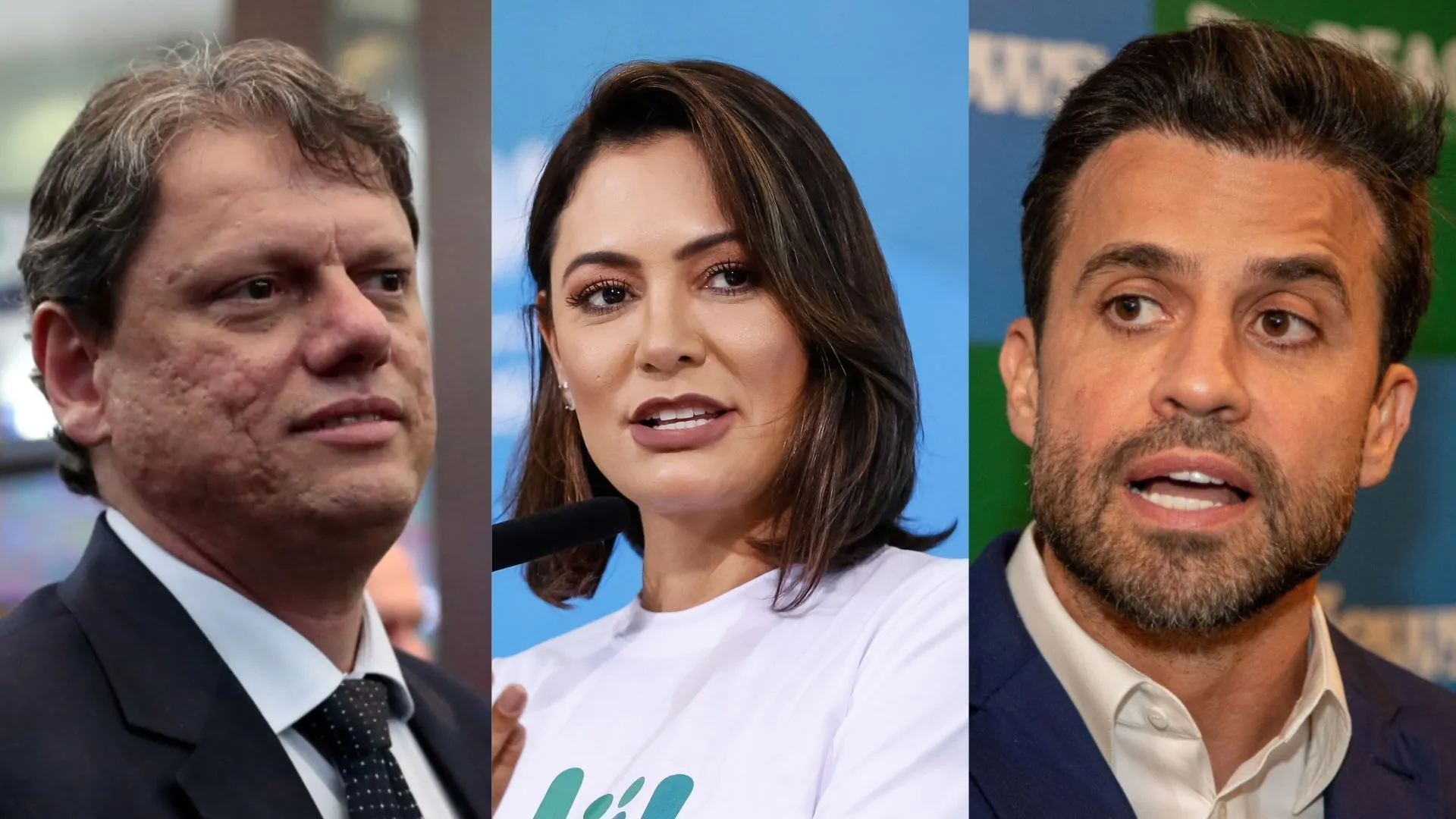 Sem Bolsonaro, eleitores preferem Tarcísio, Michelle e Marçal, aponta pesquisa Quaest