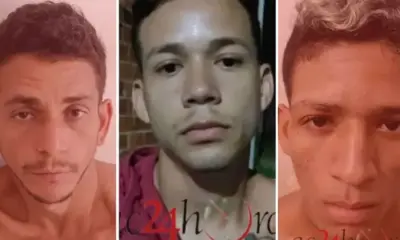 presos Valdeusmar Bezerra, Edvilson Mendes e Leandro Mendes. Foto: Davi Sahid/ac24horas