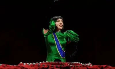 Lady Gaga começou a setlist do show em Copacabana, no Rio, com 'Bloody Mary', 'Abracadabra' e 'Judas' Foto: Reprodução/Globoplay