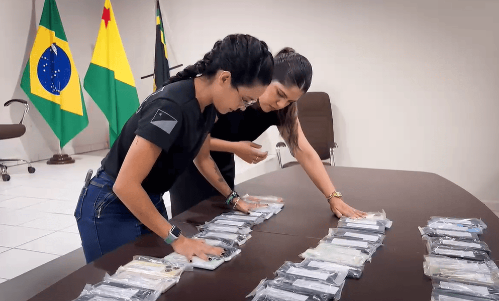 Mais de 100 vítimas receberam seus aparelhos de volta graças à ação da Polícia Civil do Acre. Foto: assessoria/ PCAC.