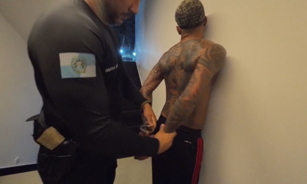 MC Poze do Rodo é preso por envolvimento com o Comando Vermelho • Divulgação/Polícia Civil do Rio de Janeiro