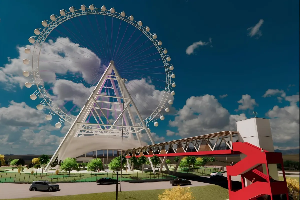 Com 108 metros, maior roda-gigante da América Latina ficará em Mato Grosso